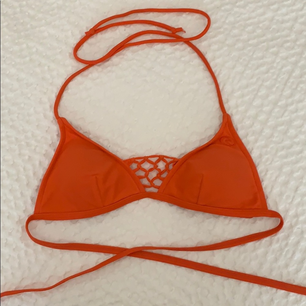 XS Ripcurl Bikini Top - Salmon Red